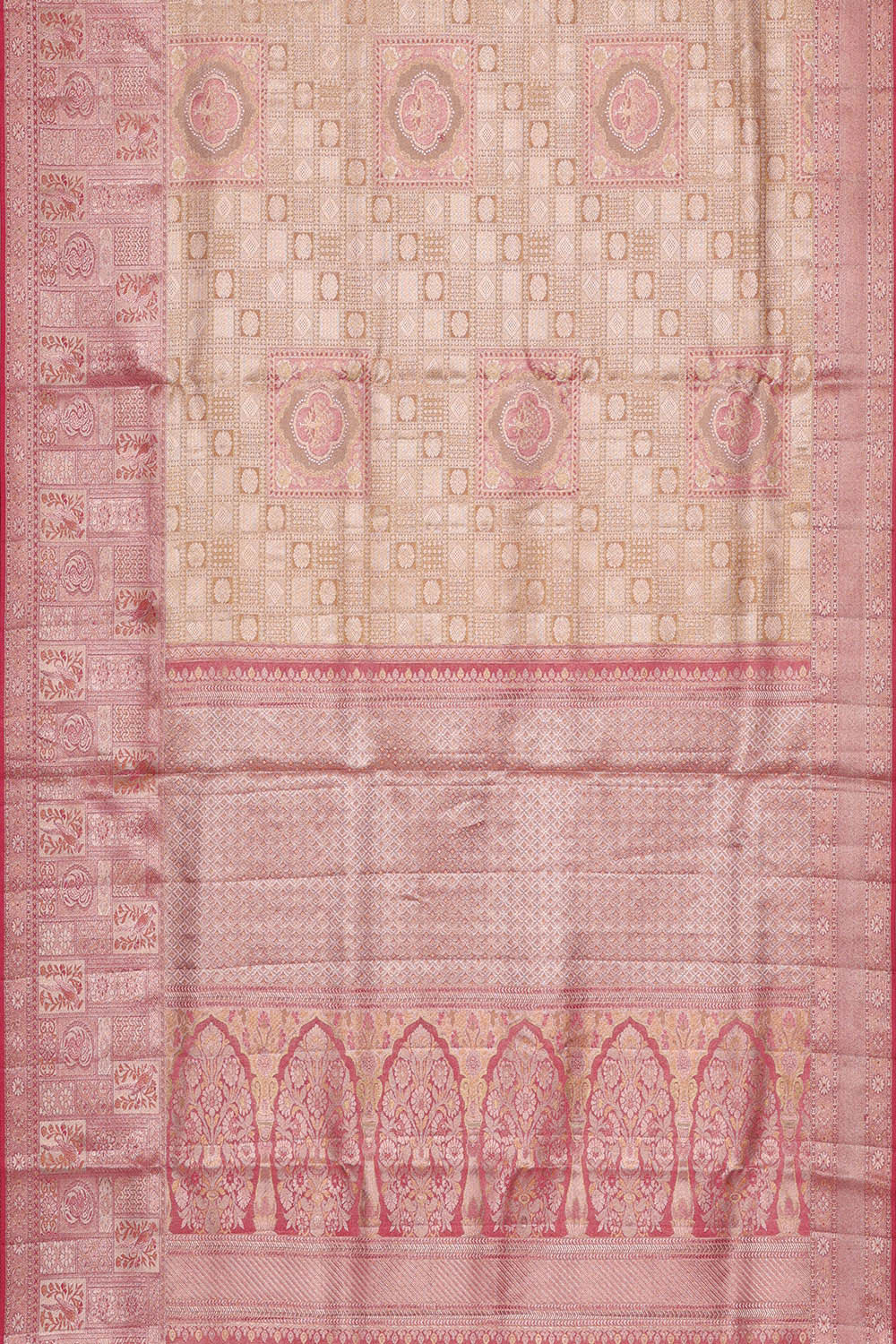Image of Kanchipattu Gold Brocade Saree